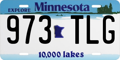 MN license plate 973TLG