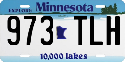 MN license plate 973TLH
