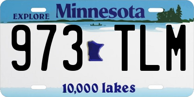 MN license plate 973TLM