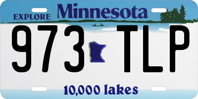 MN license plate 973TLP