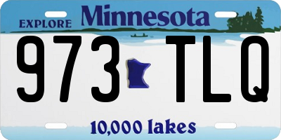 MN license plate 973TLQ