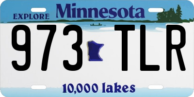 MN license plate 973TLR