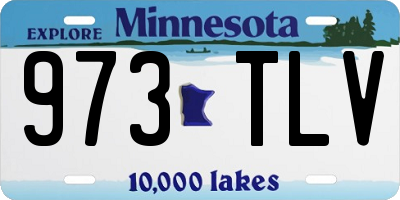 MN license plate 973TLV