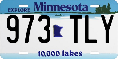 MN license plate 973TLY