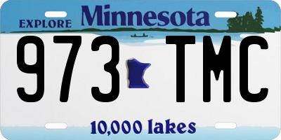 MN license plate 973TMC
