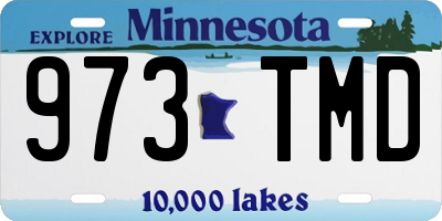 MN license plate 973TMD