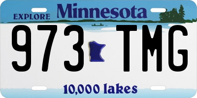 MN license plate 973TMG