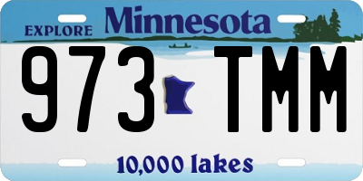 MN license plate 973TMM