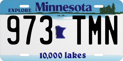 MN license plate 973TMN