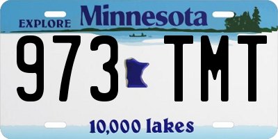 MN license plate 973TMT