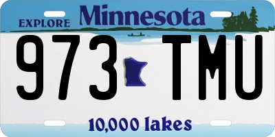 MN license plate 973TMU