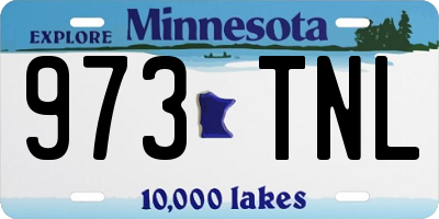 MN license plate 973TNL