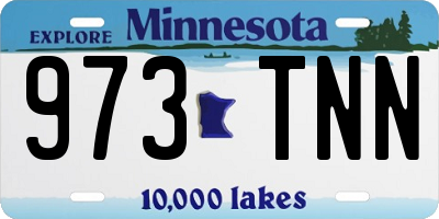 MN license plate 973TNN