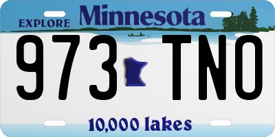 MN license plate 973TNO