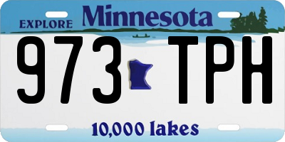MN license plate 973TPH