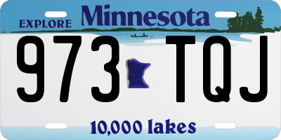 MN license plate 973TQJ