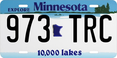 MN license plate 973TRC