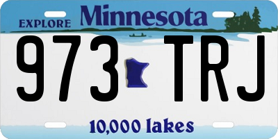 MN license plate 973TRJ