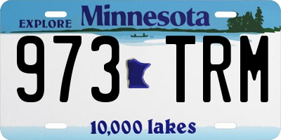 MN license plate 973TRM