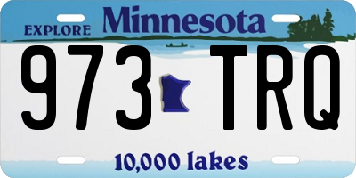 MN license plate 973TRQ