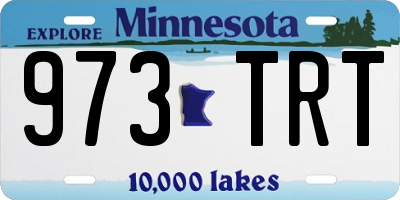 MN license plate 973TRT