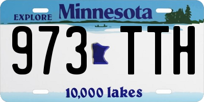 MN license plate 973TTH