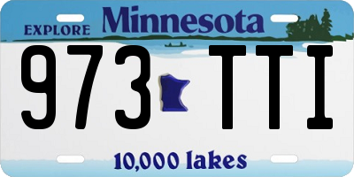 MN license plate 973TTI