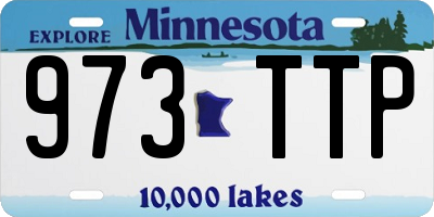 MN license plate 973TTP
