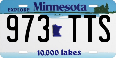 MN license plate 973TTS