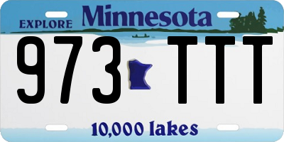 MN license plate 973TTT