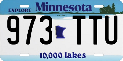 MN license plate 973TTU