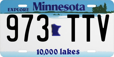 MN license plate 973TTV