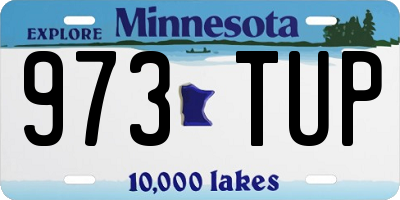 MN license plate 973TUP
