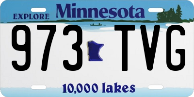 MN license plate 973TVG
