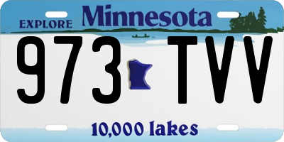 MN license plate 973TVV