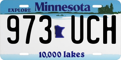 MN license plate 973UCH
