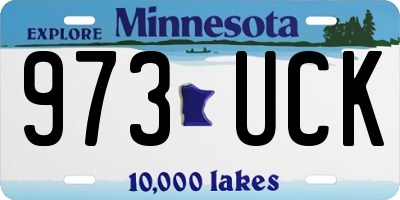 MN license plate 973UCK