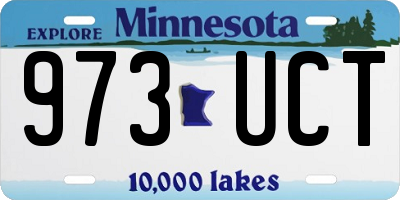 MN license plate 973UCT