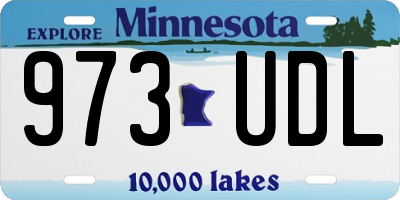 MN license plate 973UDL