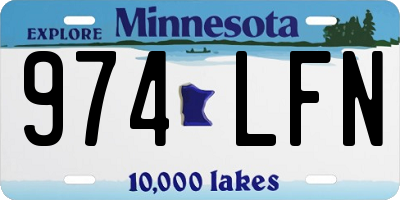 MN license plate 974LFN
