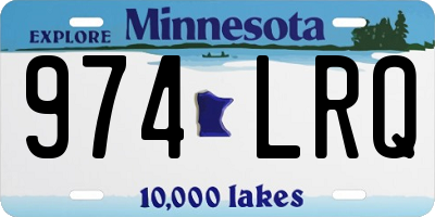 MN license plate 974LRQ