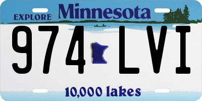 MN license plate 974LVI