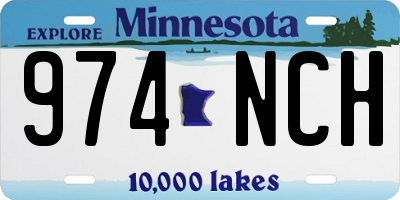 MN license plate 974NCH