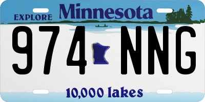 MN license plate 974NNG