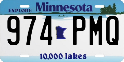 MN license plate 974PMQ