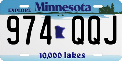 MN license plate 974QQJ