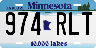 MN license plate 974RLT