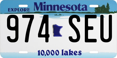 MN license plate 974SEU