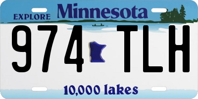 MN license plate 974TLH