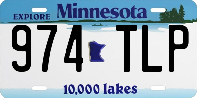 MN license plate 974TLP